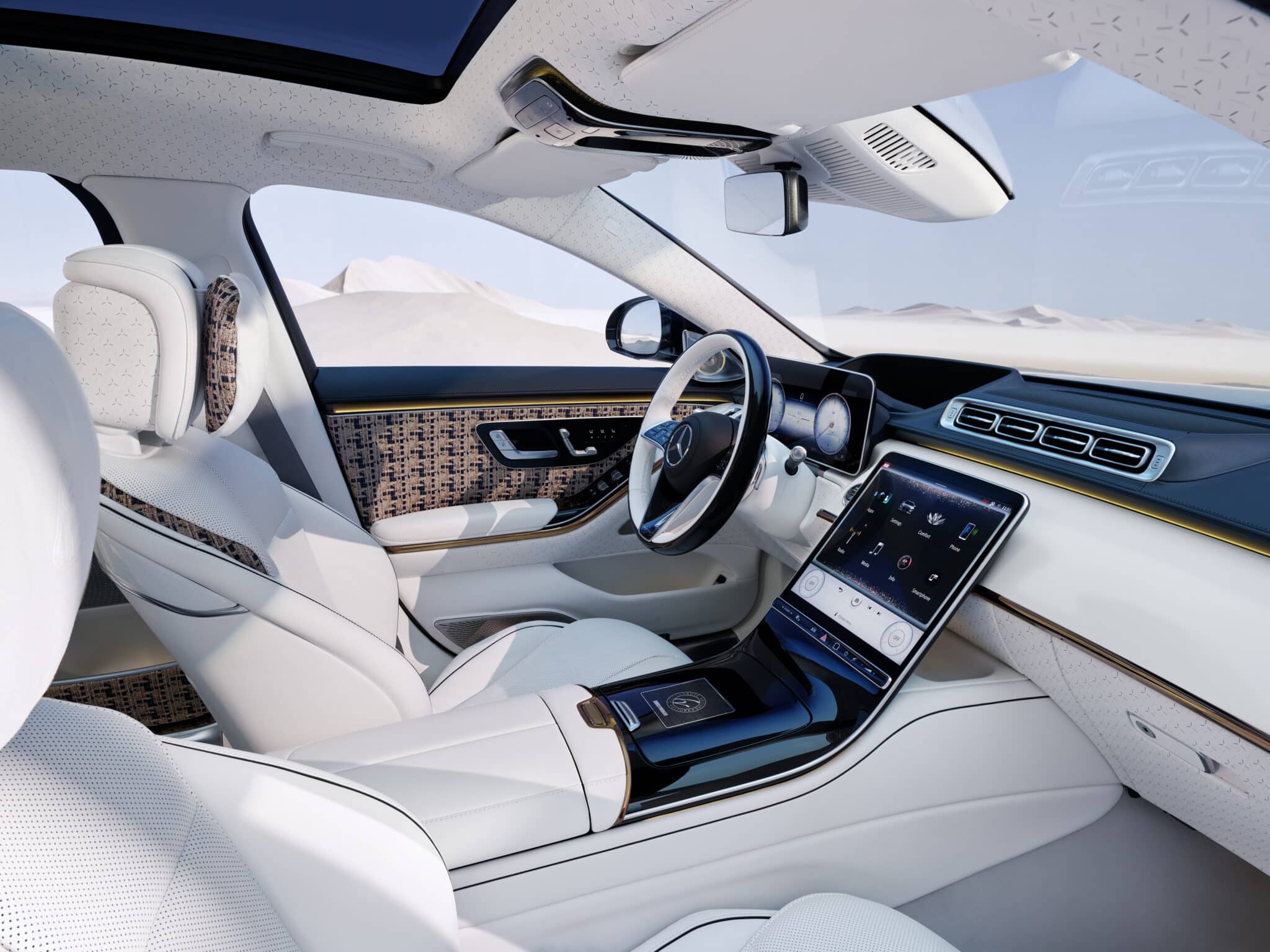 Gli interni della Mercedes-Maybach S680