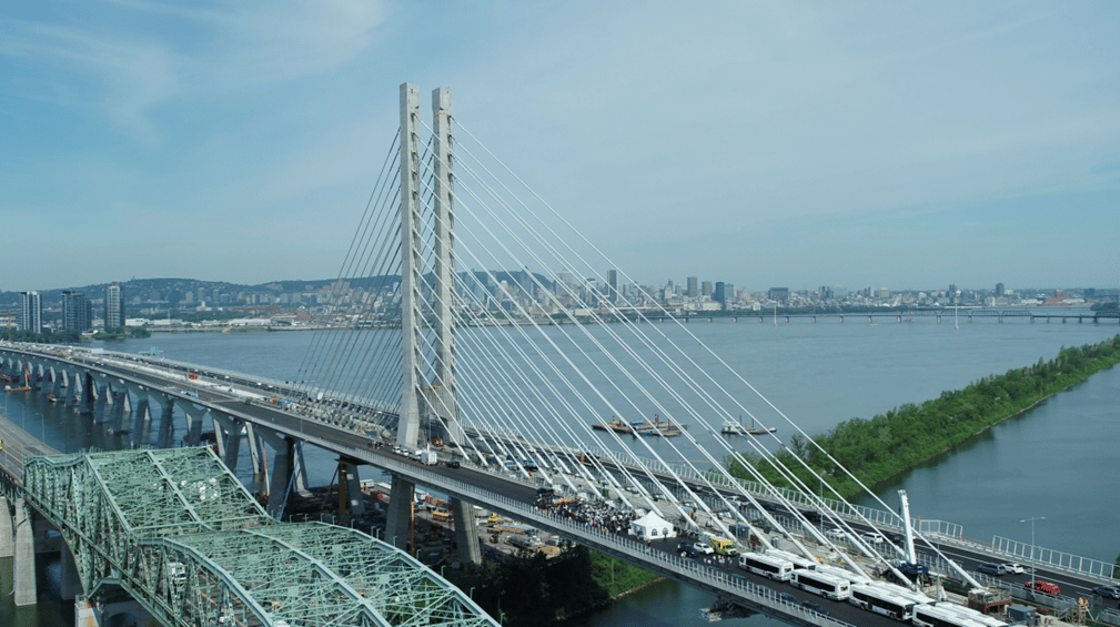 I due Samuel de Champlain Bridges in affianco. Credits: Structurae
