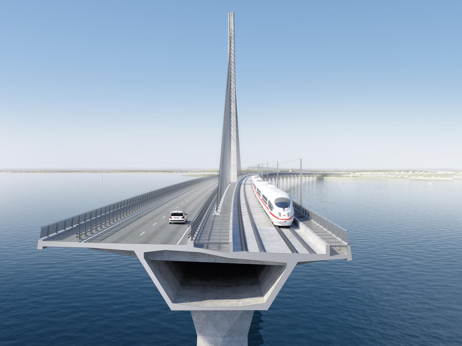 Nuovo Storstrøm Bridge. Credits: Vejdirektoratet