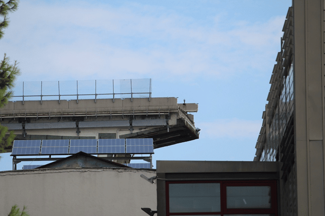 Ponte Morandi dopo il crollo. Credits: Pixabay
