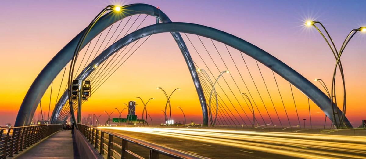 Infinity Bridge di Dubai, il colosso “made in Italy” compie un anno - Infinity Bridge