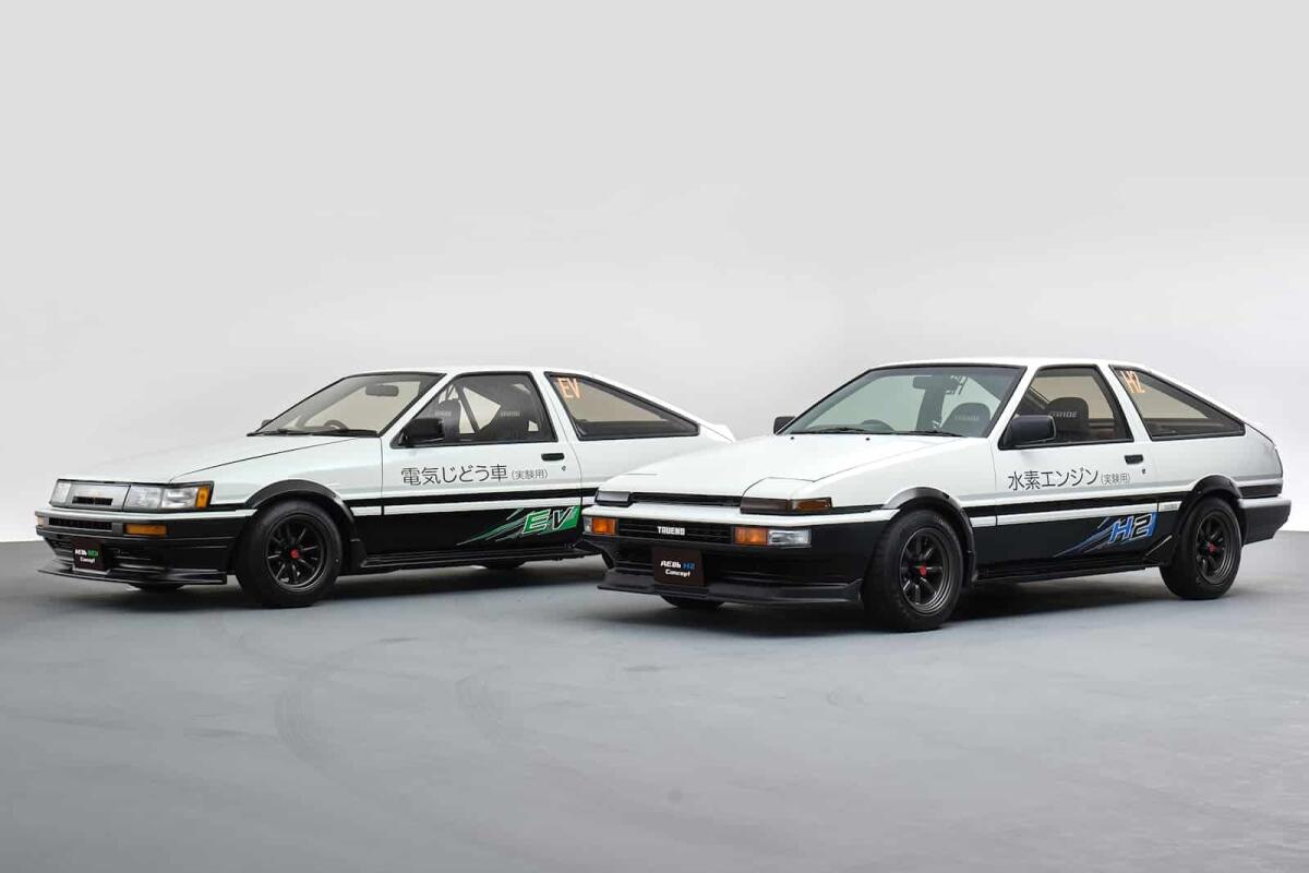 Toyota AE86: debuttano le versioni a combustione di idrogeno ed elettrica - 