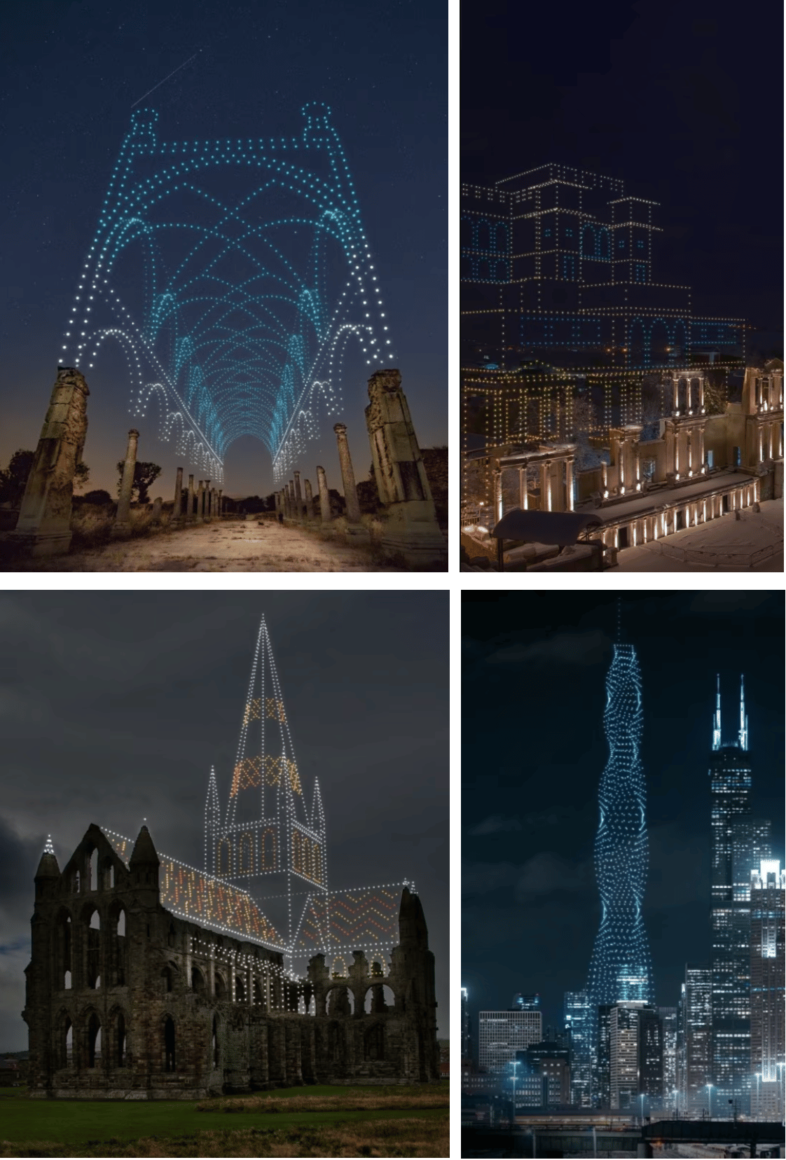 Drone showlight concepts. Credits: Studio Drift