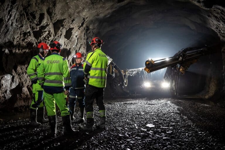 Impianto minerario per l'estrazione del ferro nella regione di Kiruna, Svezia. Fonte: LKAB.