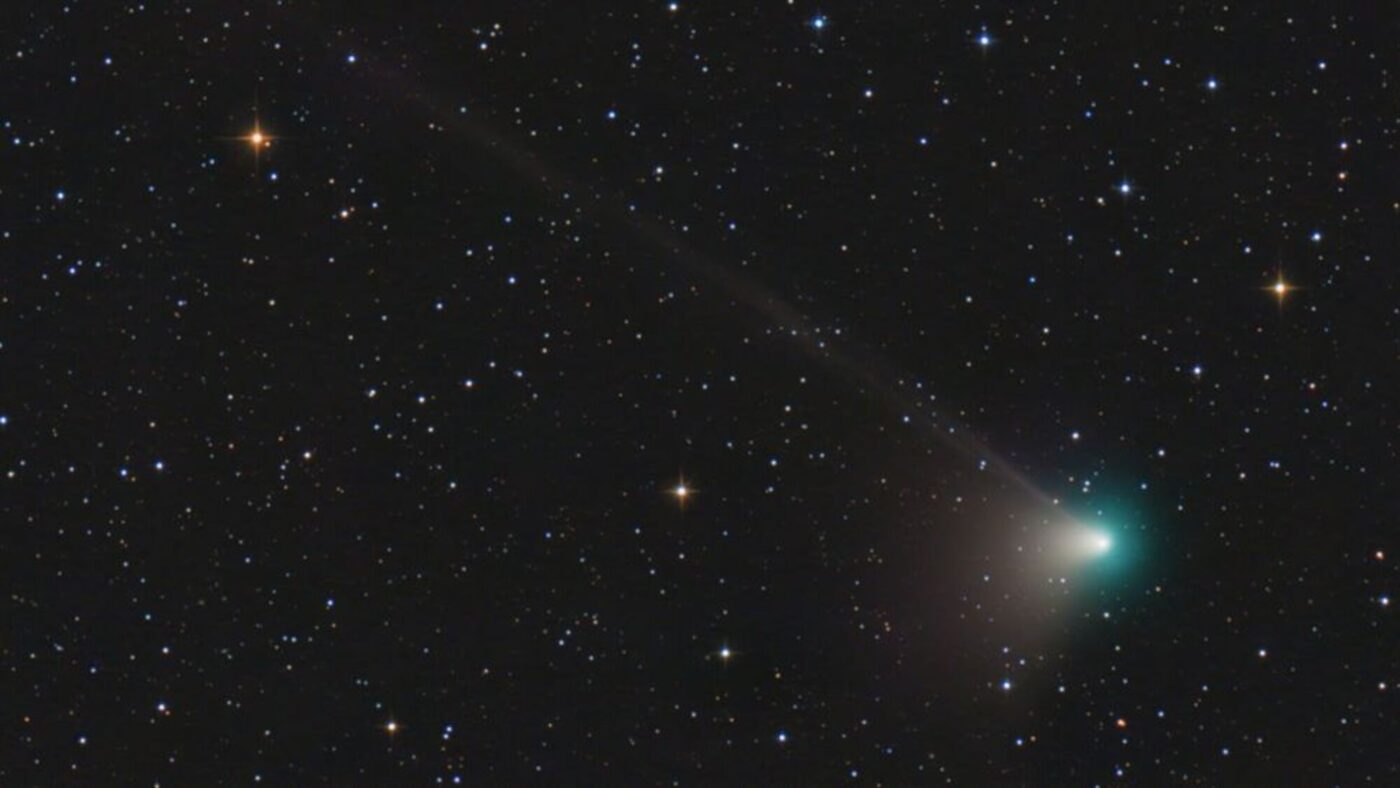 Una foto della cometa C/2022 E3 ZTF scattata il 26 dicembre 2022 a Payson, in Arizona, da Chris Schur(Credits: Chris Schur)