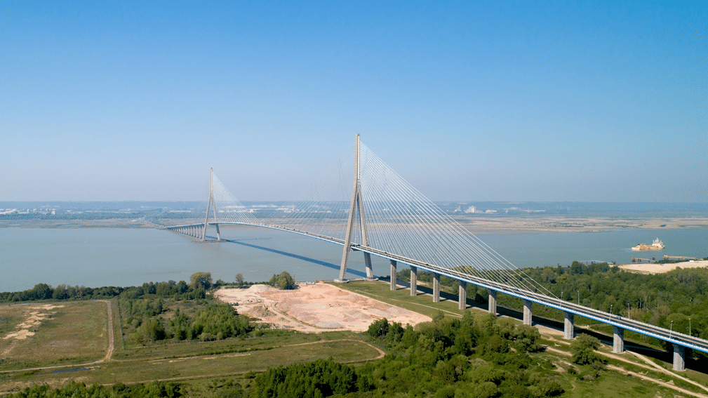 Il Pont de Normandie sulla Senna