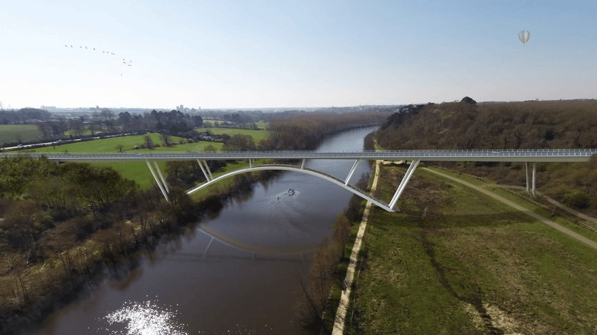 Vista del Viaduc de la Mayenne. Credits: France Bleu