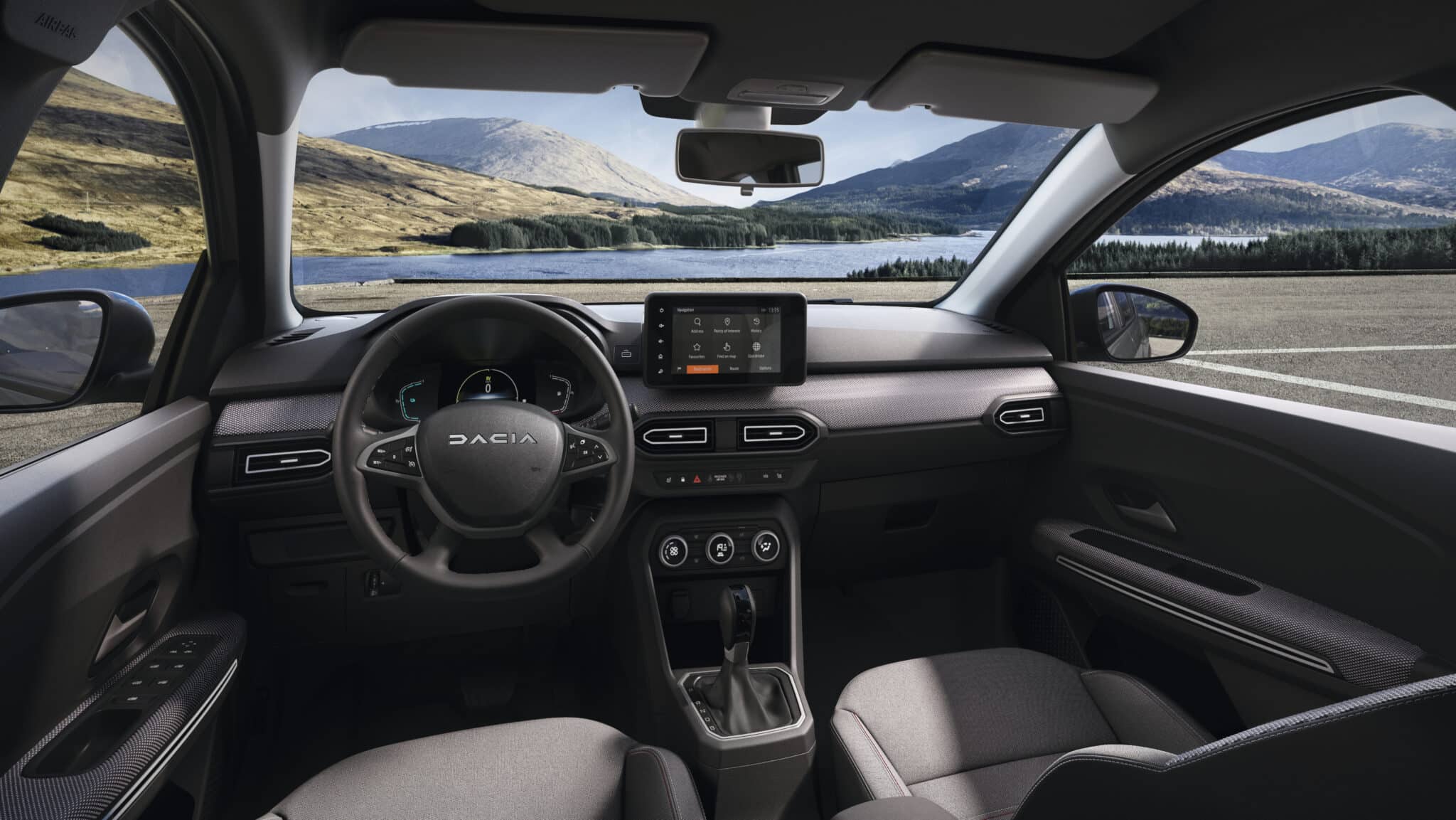 La plancia della Dacia Jogger ibridaCredits: Dacia