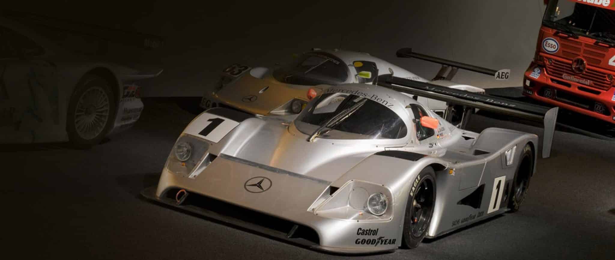 Una delle Mercedes C11, esposta al Museo aziendale di Stoccarda. Credit: mercedes-benz.com