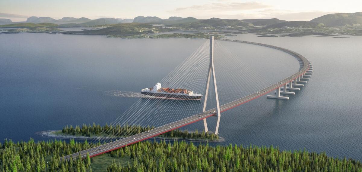 Bjørnafjorden Floating Bridge, la nuova E39 norvegese galleggerà sull’acqua - Bjørnafjorden Floating Bridge
