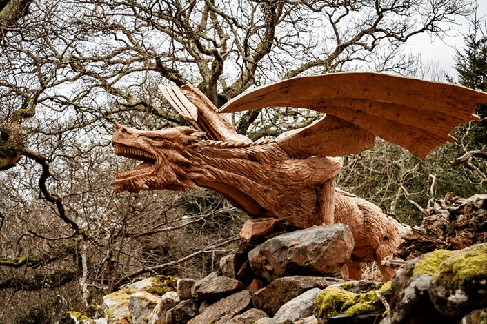 Drago di Bethesda. Credits: Treecarving.co.uk