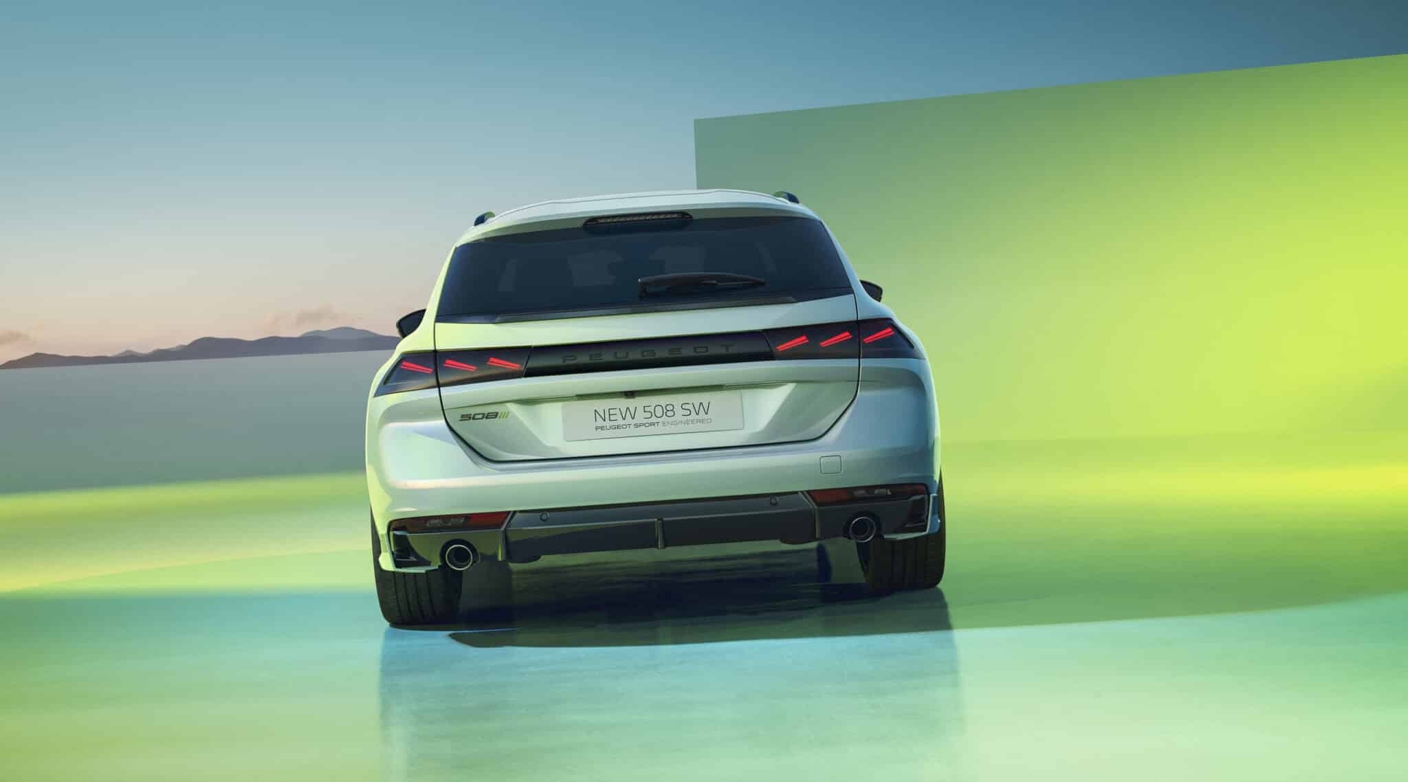 Visuale posteriore 508 Station Wagon