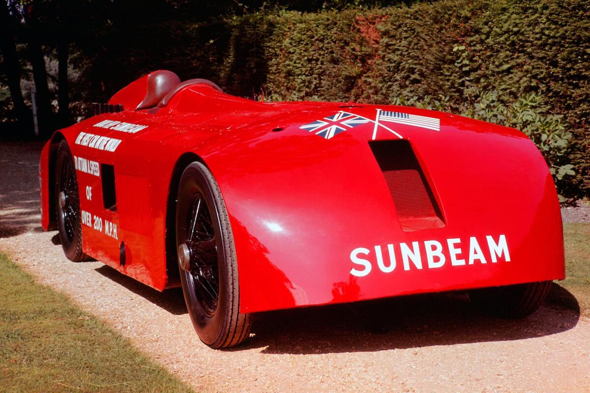 Sunbeam 1000 HP: la prima auto al mondo a superare i 320 km/h verrà restaurata per i 100 anni dalla creazione - 
