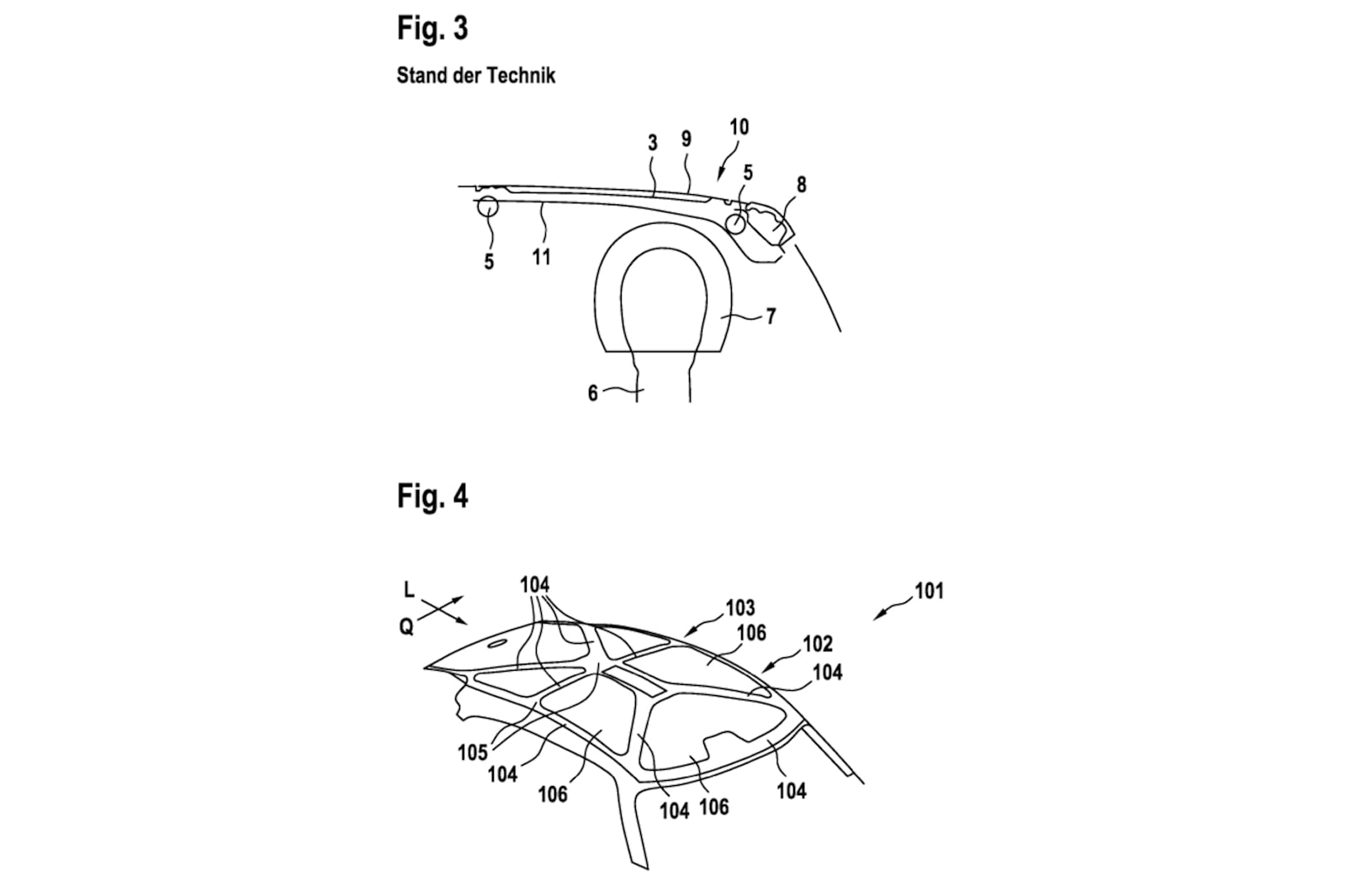 Porsche: online il brevetto del roll-bar integrato nel tetto per le auto da corsa