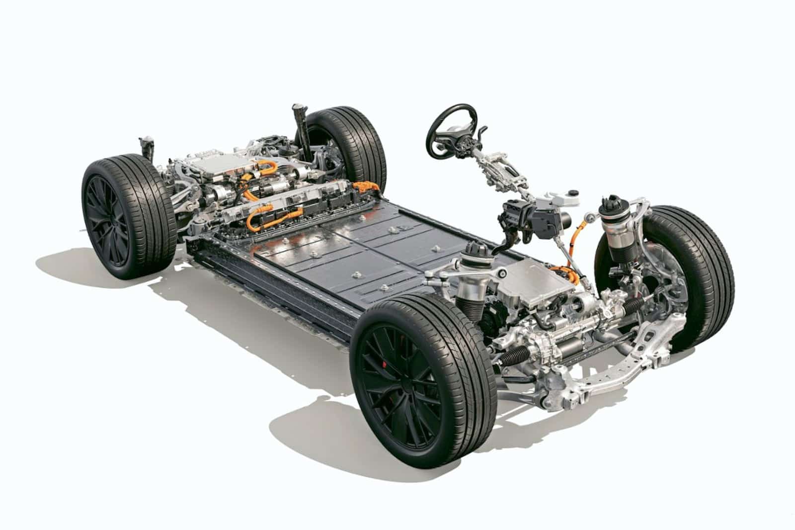 Piattaforma di un'auto elettrica