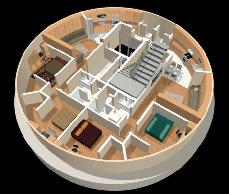Unità abitativa del Survival Condo (Credits: Web Urbanist)