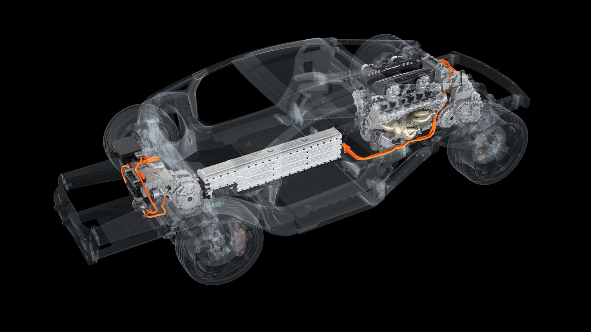 Architettura Lamborghini LB744