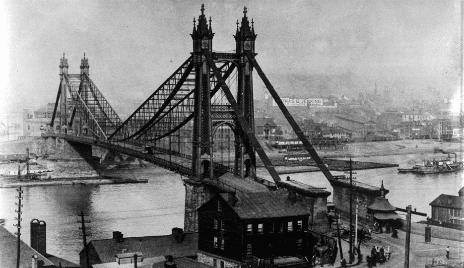 Vecchio ponte di Pittsburgh (Credits: Brookline Connection)