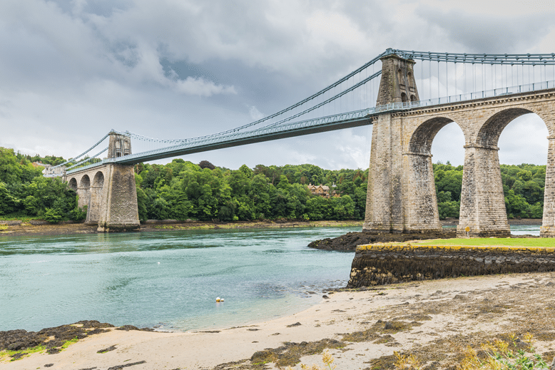Ponte sospeso - Menai Bridge
