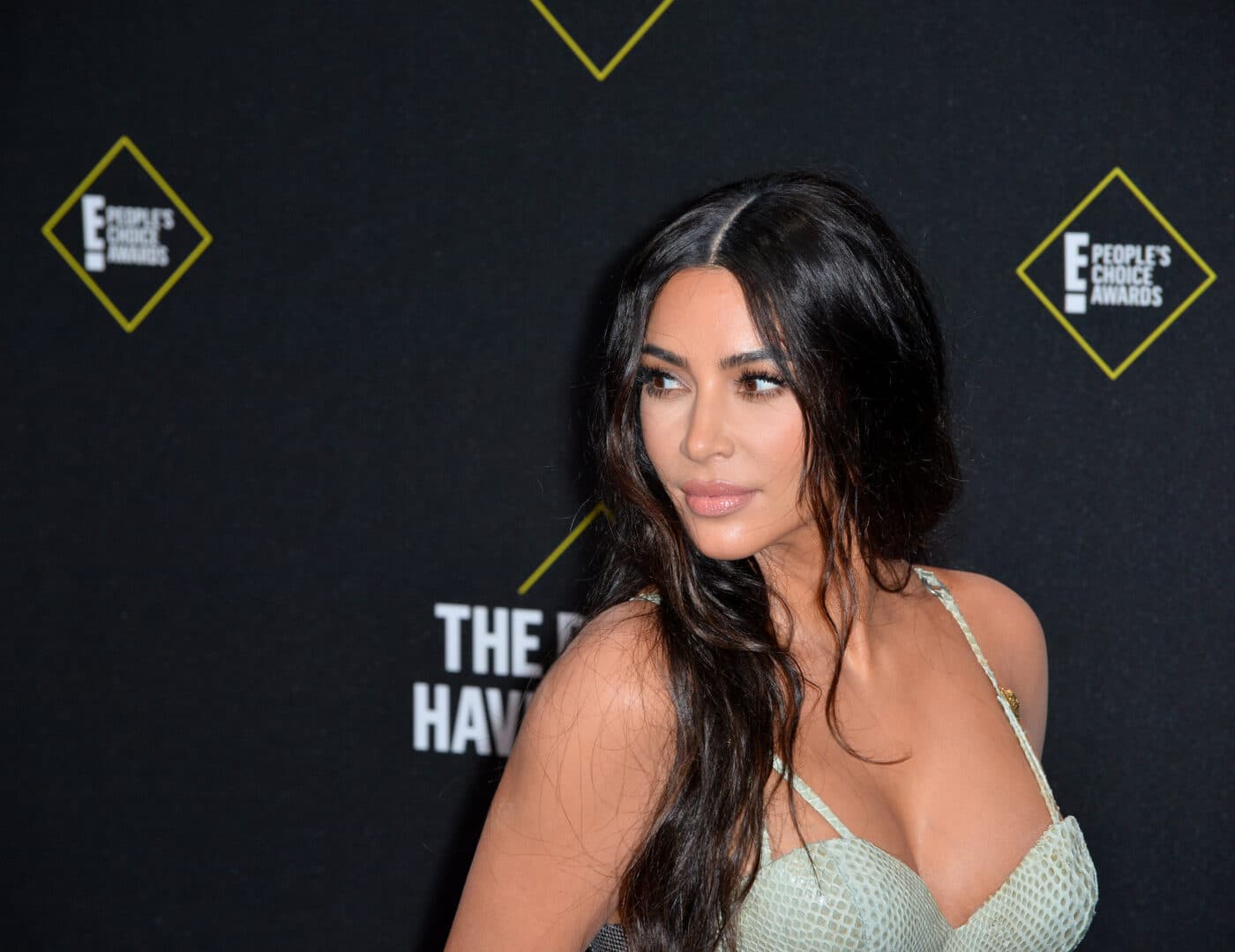 SANTA MONICA, USA. November 11, 2019: Kim Kardashian at the 2019 E! People's Choice Awards at Santa Monica Barker Hangar.Picture: Paul Smith/Featureflash