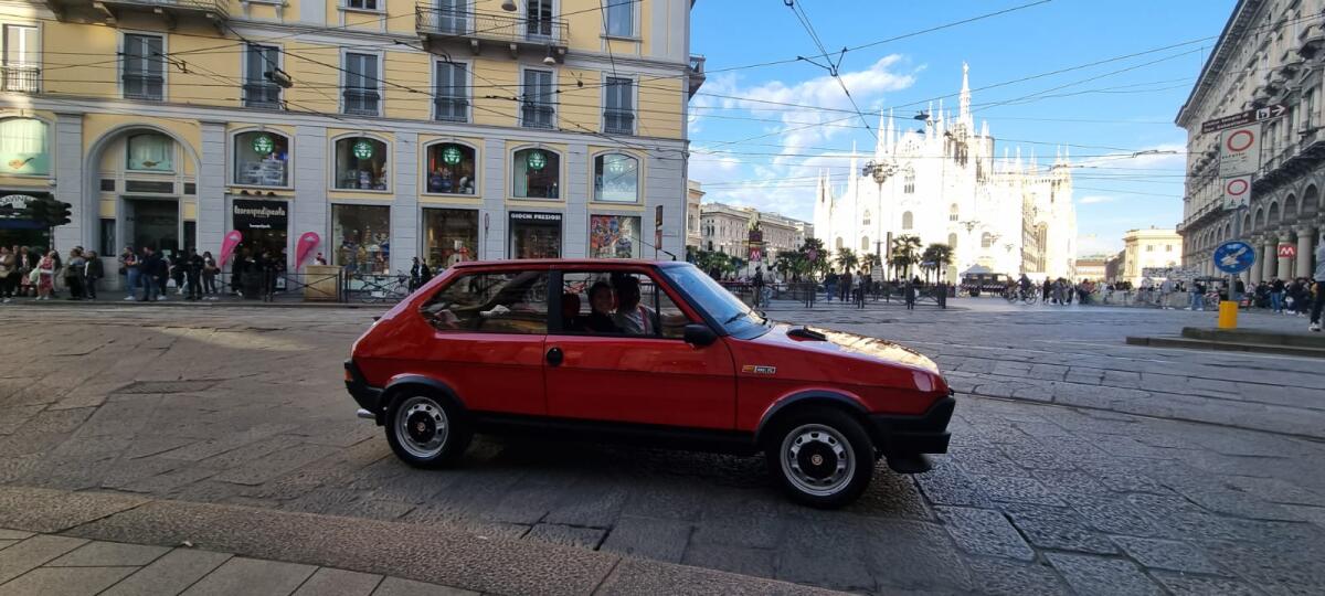 Fiat Ritmo: il racconto della sfilata a Milano per i suoi primi 45 anni - 