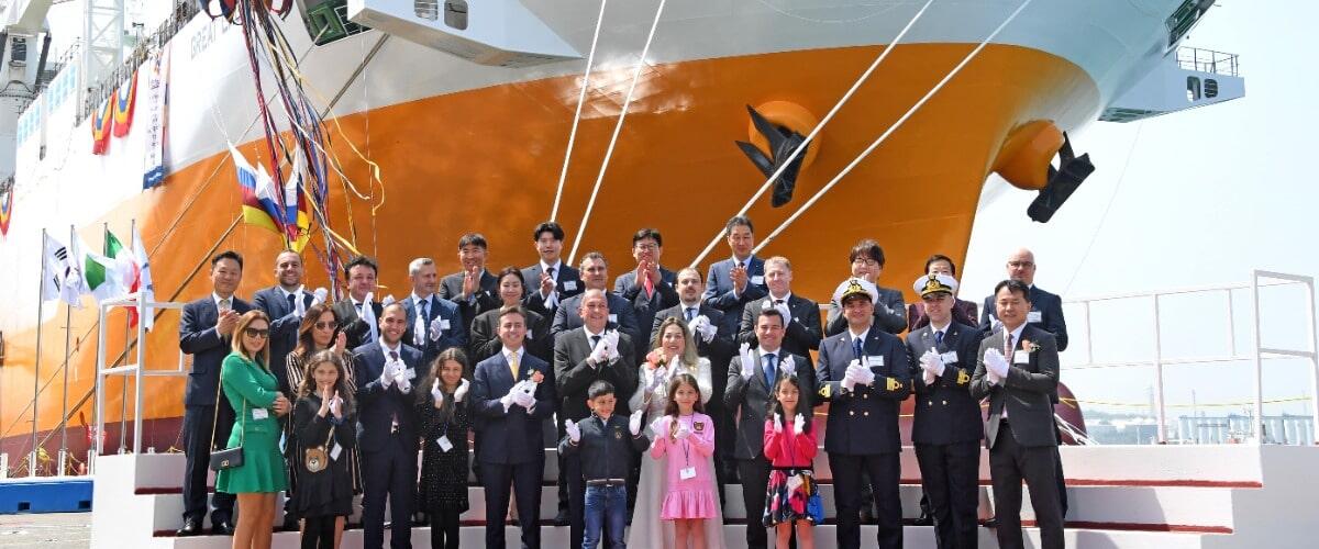 Great Lagos: il varo della seconda nave G5 Grimaldi - 