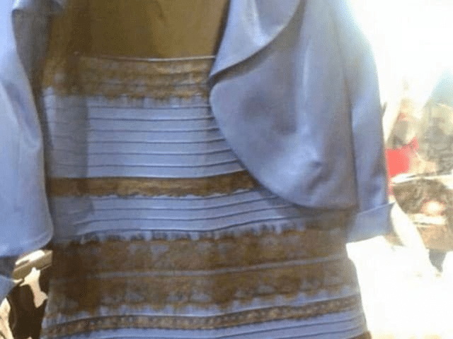 Il famoso quesito del colore del vestito (Credits: Focus Junior)