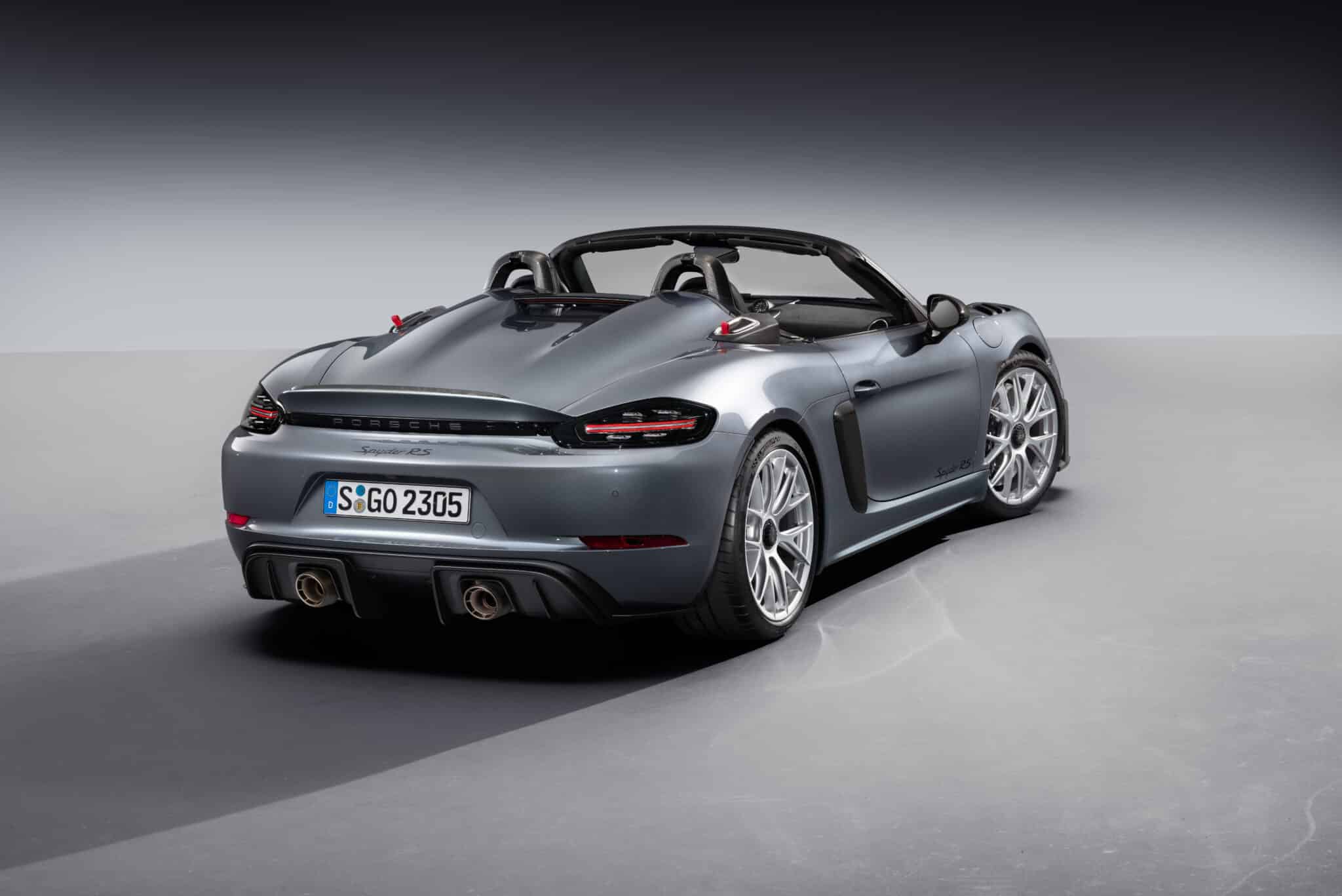 Porsche 718 Spyder RS: la sportiva cabrio  con il motore da 500 CV