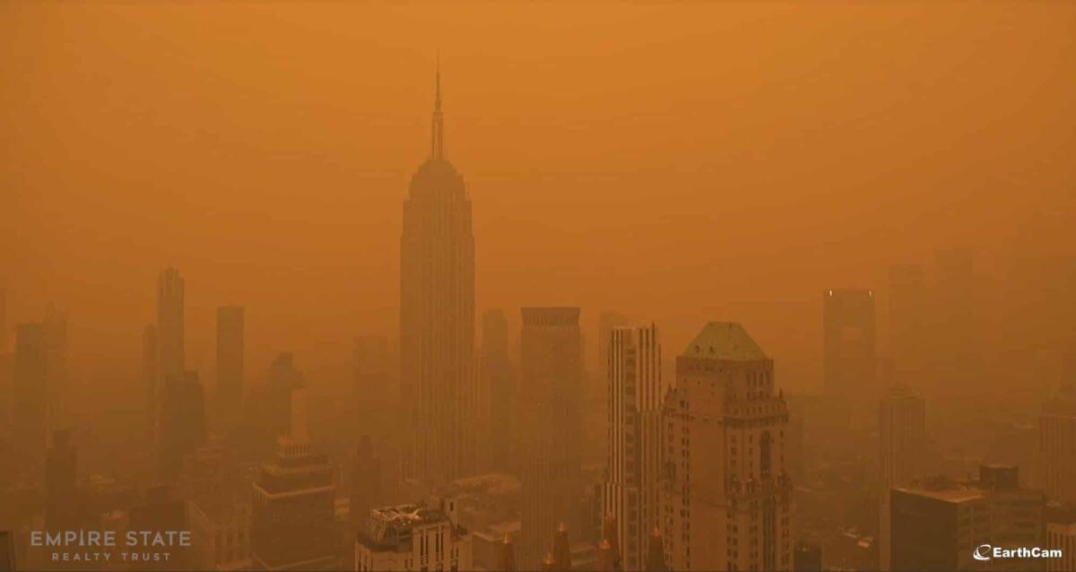 New York: le immagini della città sommersa dal fumo - 
