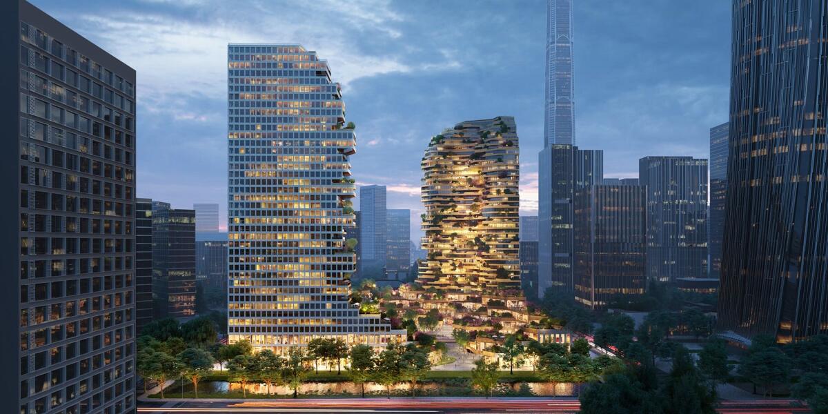 Oasis Towers, a Nanchino un’oasi nel caos della metropoli - 