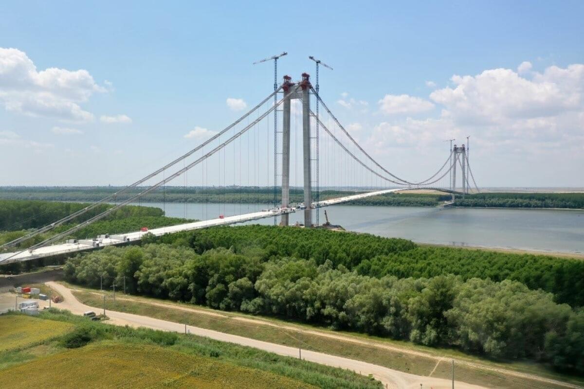 Ponte di Brăila: ecco il secondo ponte sospeso più lungo in Europa - Ponte di Brăila