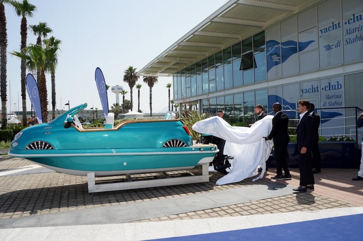 Ecco la prima Fiat 500 in versione motoscafo - 