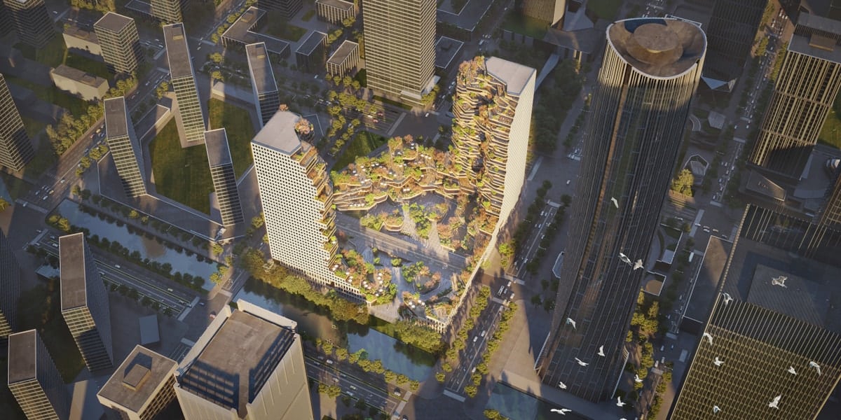 Oasis Towers, a Nanchino un’oasi nel caos della metropoli