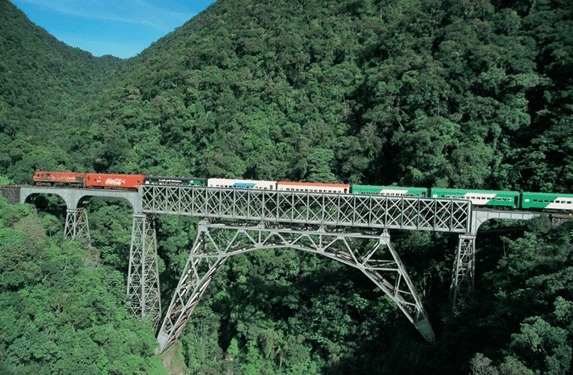Il Ponte São João lungo la Serra Verde Express. (Credits: Pinterest)