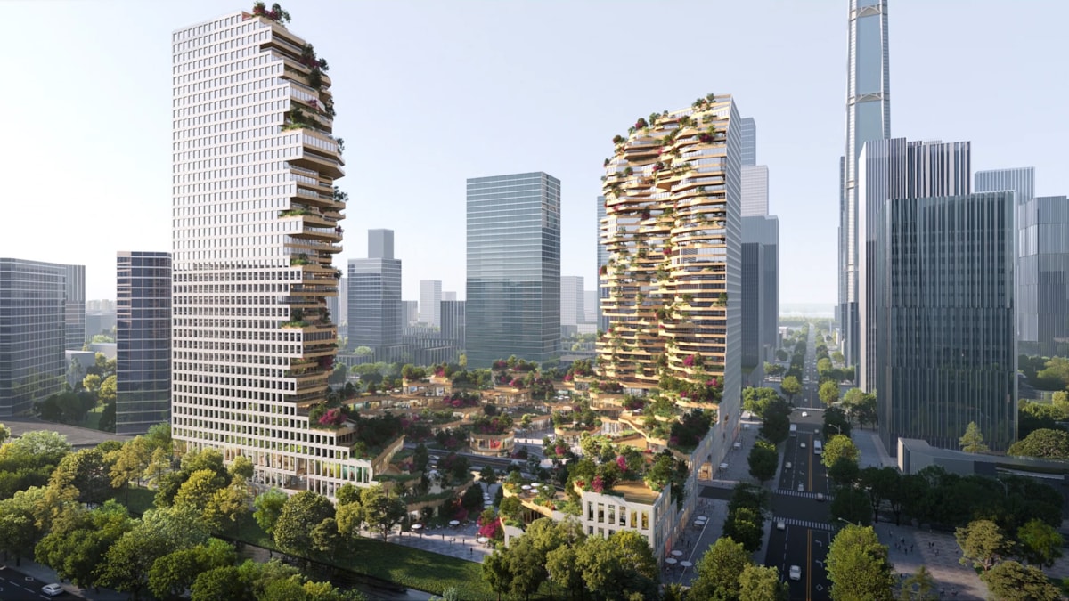 Oasis Towers, a Nanchino un’oasi nel caos della metropoli