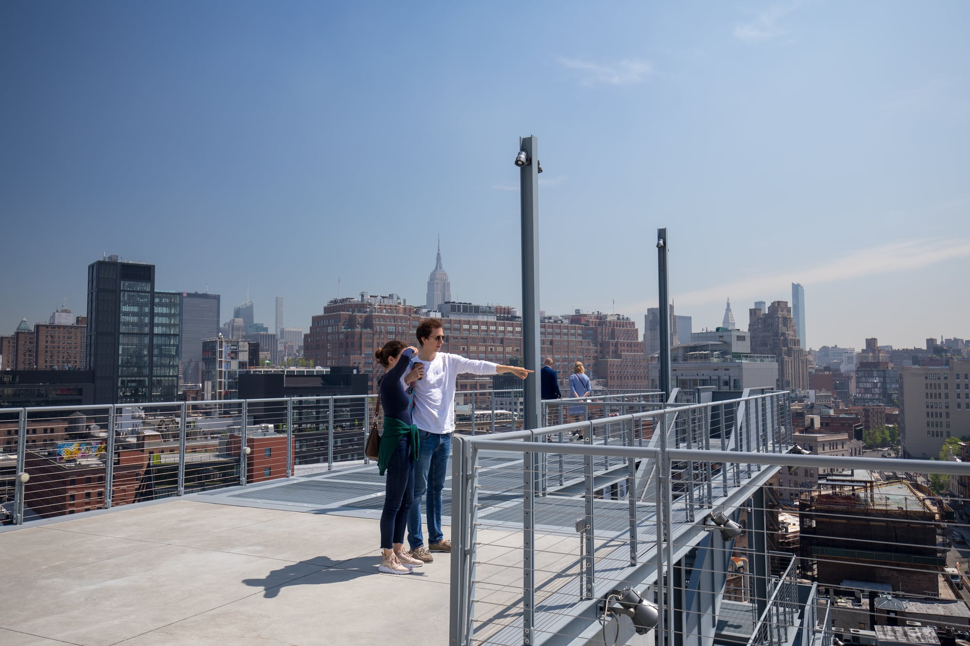 Vista dal tetto del Whitney Museum of Art in New York City