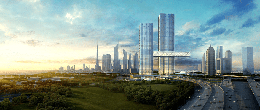 Panoramica del progetto urbano del One Za’abeel. (Credits: One Za’abeel)