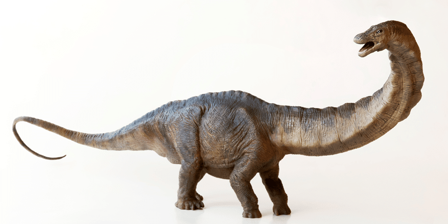 Ricostruzione dell’Apatosaurus, da cui trae spunto il Rolling Bridge.