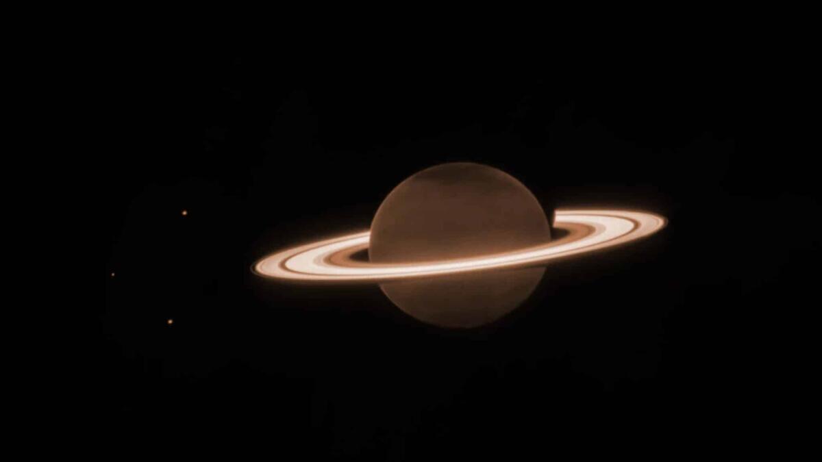 Ecco la prima foto di Saturno scattata dal telescopio Webb - 