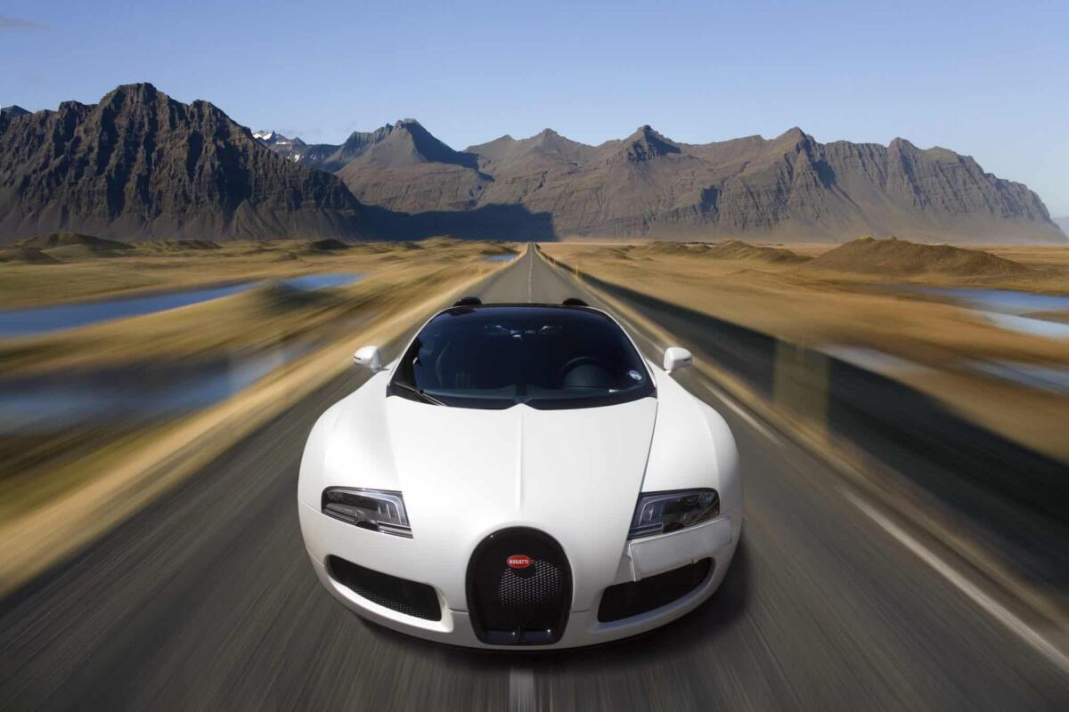 Vivere l’esperienza di guidare una supercar: ecco come fare - The Bugatti Veyron EB 16.4 is a mid-engined grand touring car, designed and developed by the Volkswagen Group. It is the fastest street-legal production car in the world, with a top speed of 431.072 km/h (267.856 mph). Photographed in Iceland.