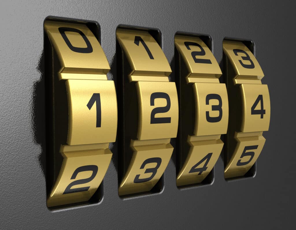 Non disponendo del numero corretto (PIN) sono necessari 1- 633.000 tentativi (complessità NP), mentre dato il PIN le posizioni in cui inserire i dati sono 36.
