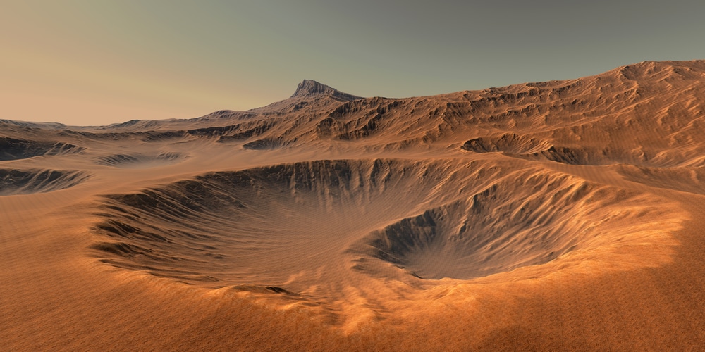 Crater marziano