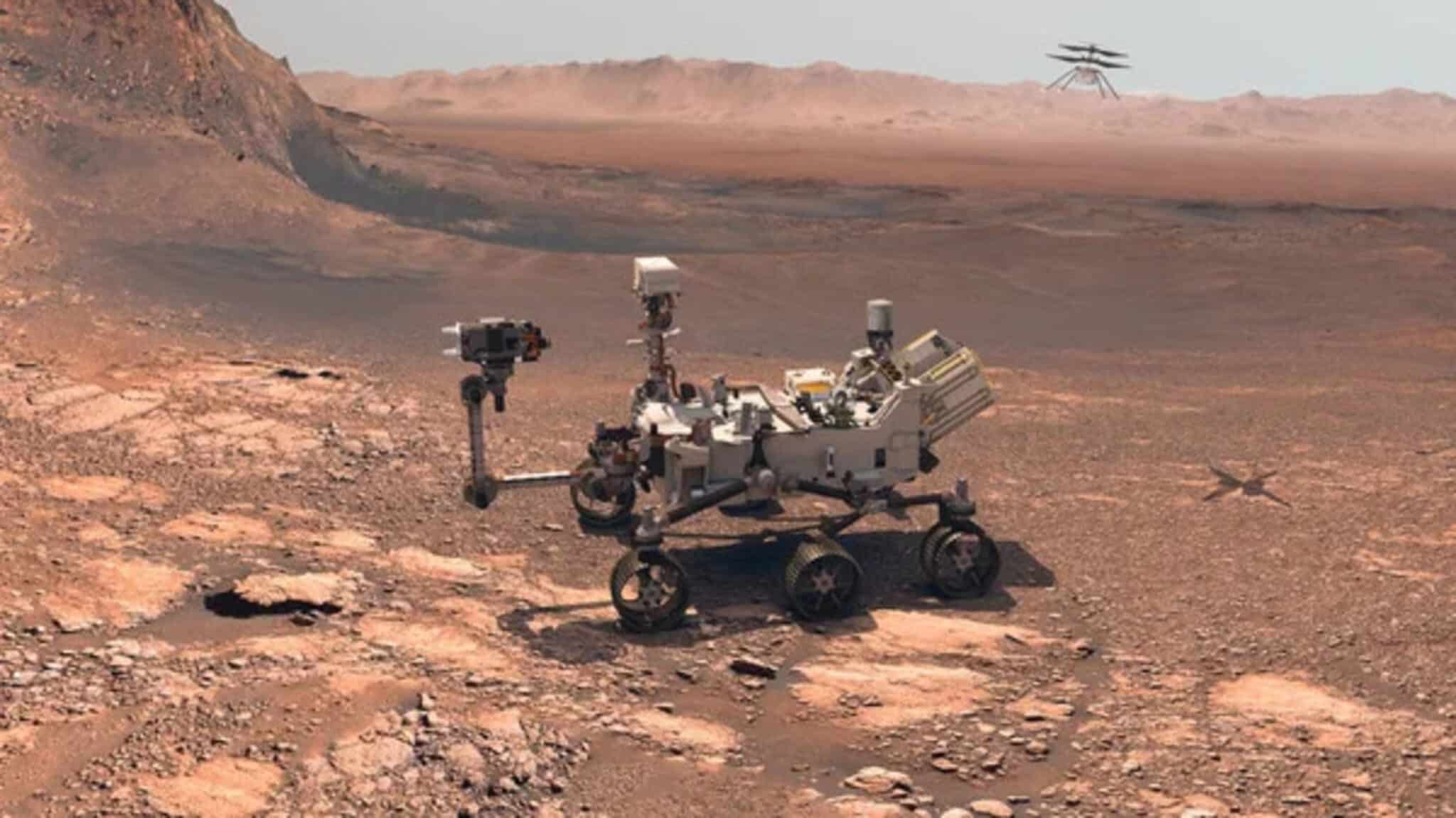 Il rover Perseverance su Marte