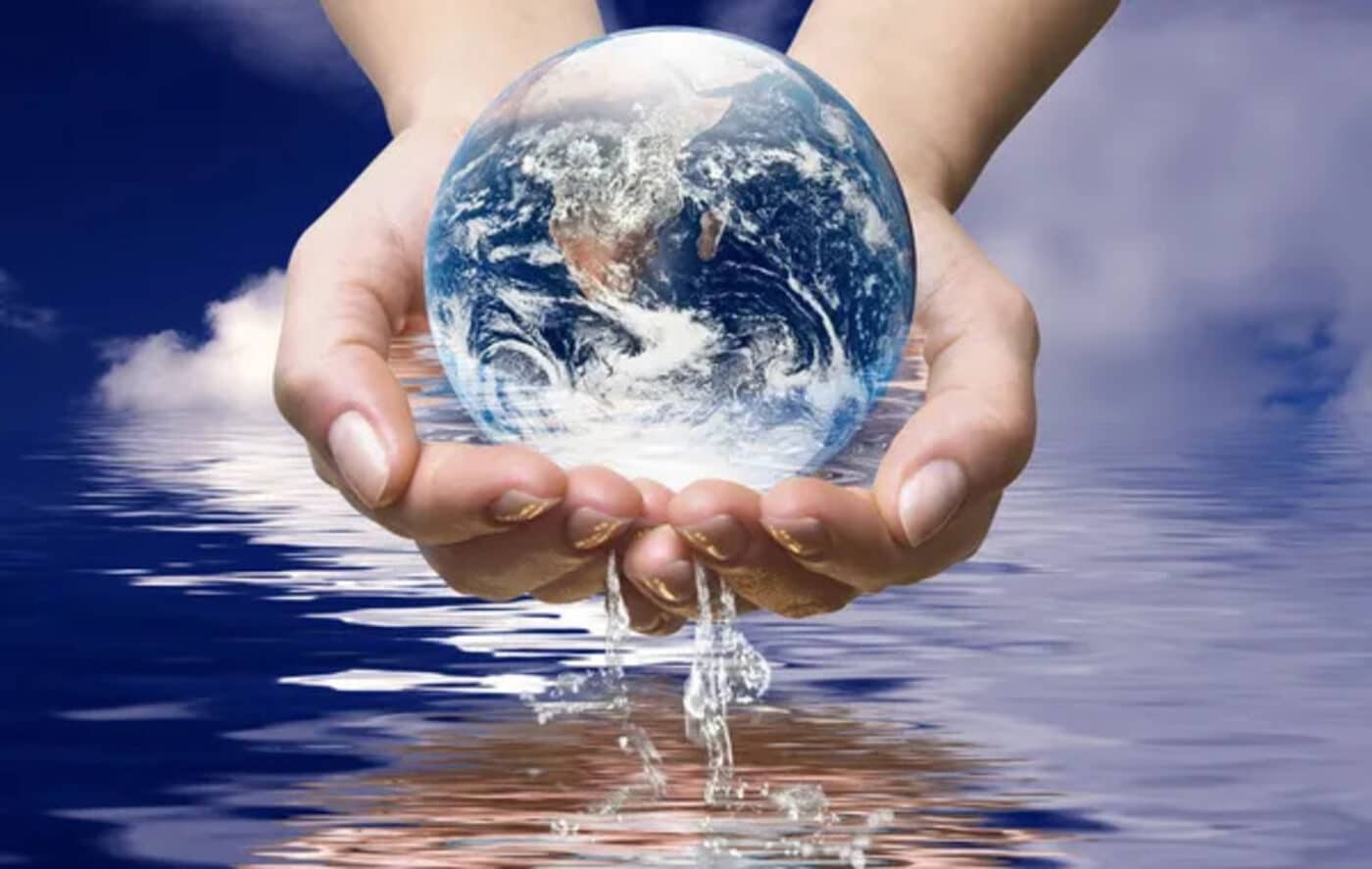 acqua sulla terra