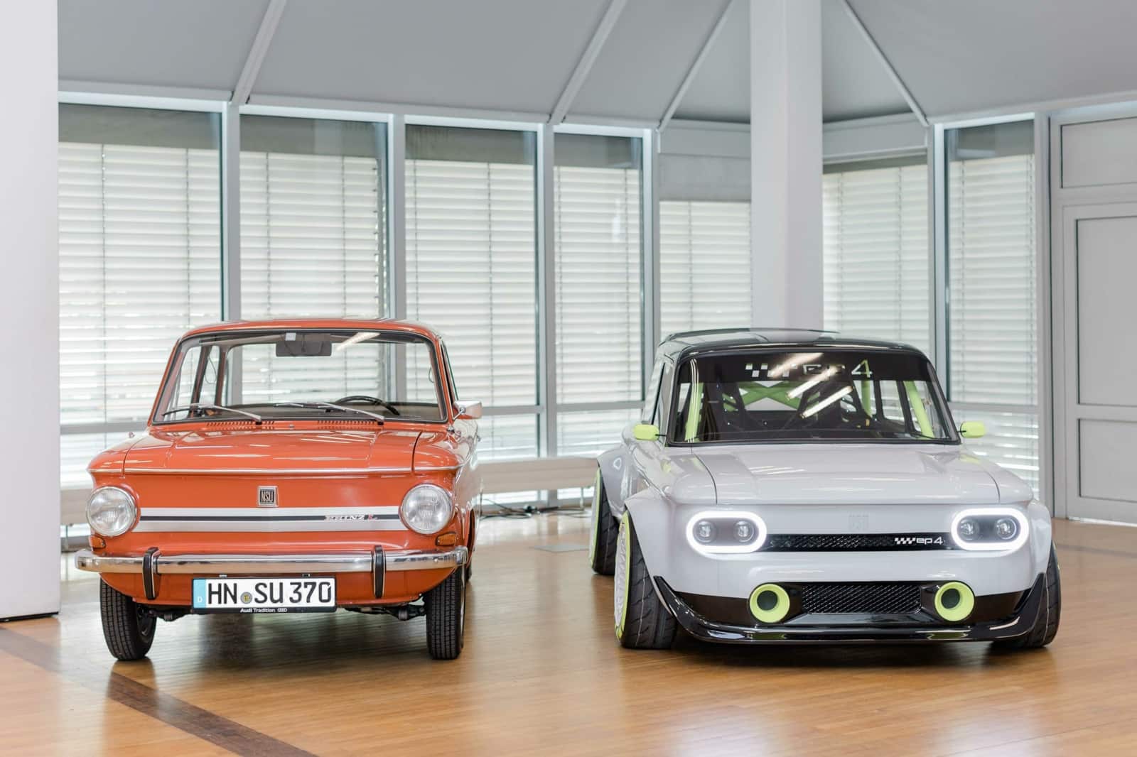Audi fa rinascere la NSU Prinz 4 come restomod elettrico
