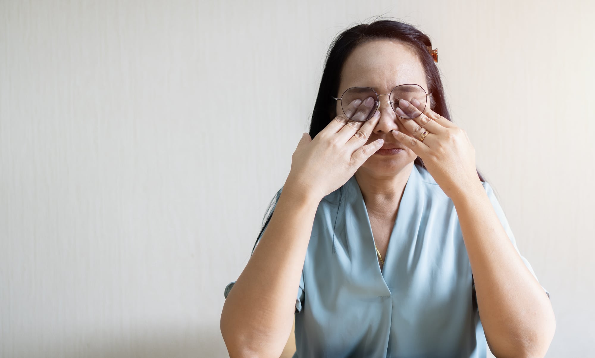 I sintomi del glaucoma possono manifestarsi molto lentamente.