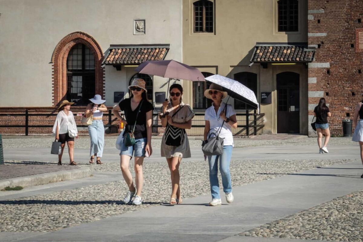 Caldo a Milano: il 23 agosto raggiunto il record di temperatura in 260 anni - 