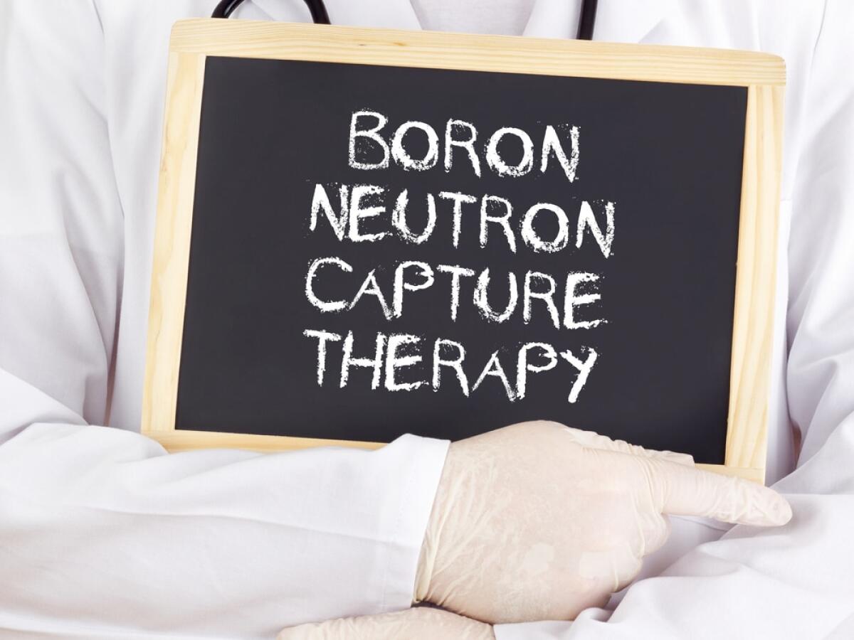 BNCT: neutroni termici a servizio della medicina - Doctor shows information: boron neutron capture therapy