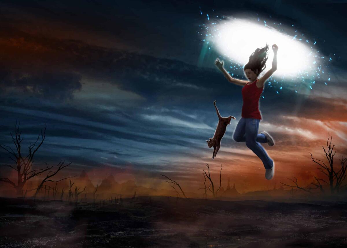 I viaggi nel tempo senza paradossi sono possibili? - Young girl gets into another world through the portal