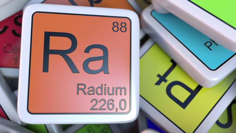 Radium usato in brachiterapia